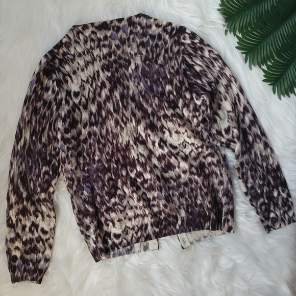 J.Crew Merino Wool Patterned Cardigan - Picture 6 of 7